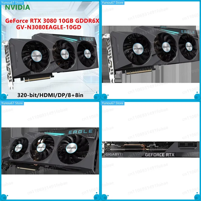 For GIGABYTE RTX 3080 GV N3080 - огляд і ціна Rtx 3080 10Gb Gpu